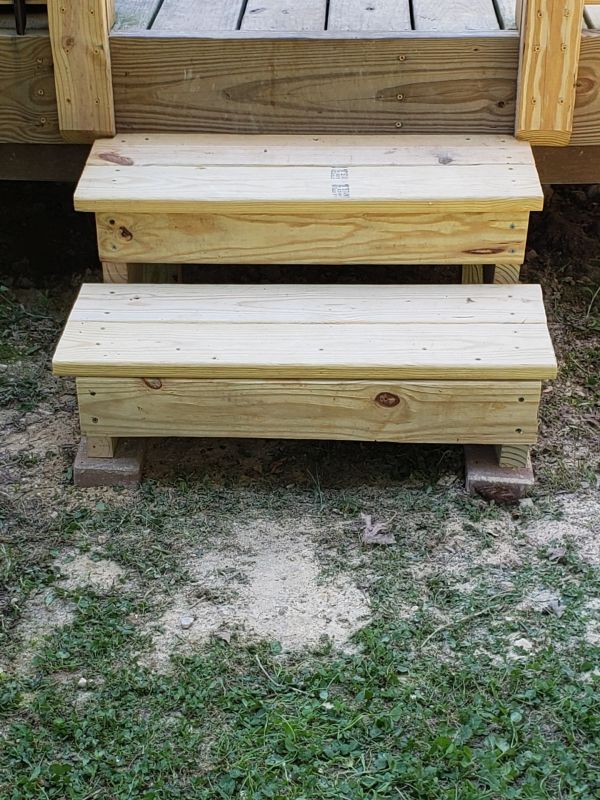 Deck Stairs Installation