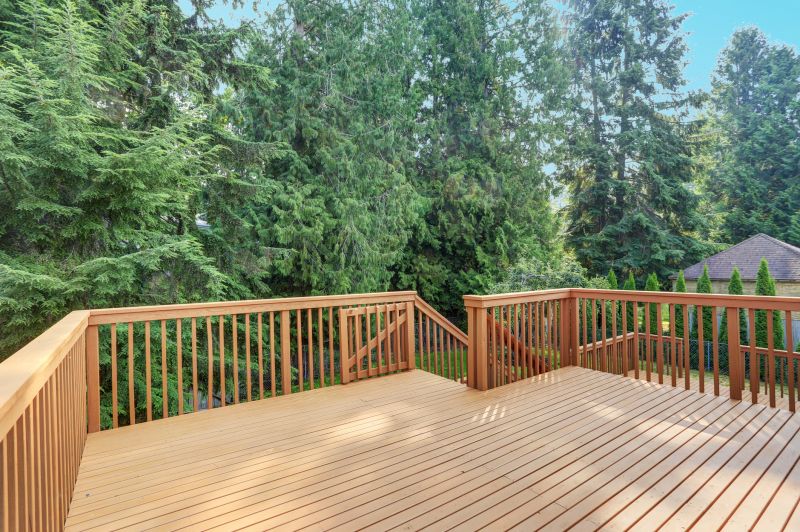 Redwood Deck Installation in Worcester, MA